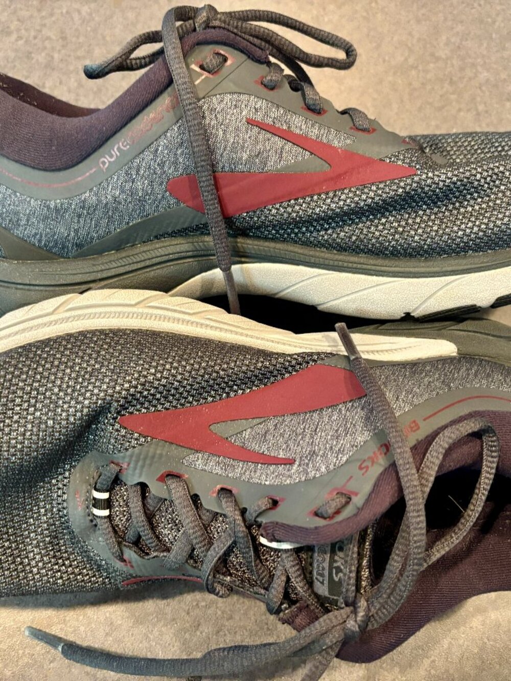 ~~BROOKS Pure Cadence 7 Womens 9 Purple/Gray Running Shoes Lightweight Trainer